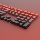 Lucky Strike 104+29 Keys PBT Doubleshot Side Legends Keycaps Set Cherry Profile for MX Keyboard